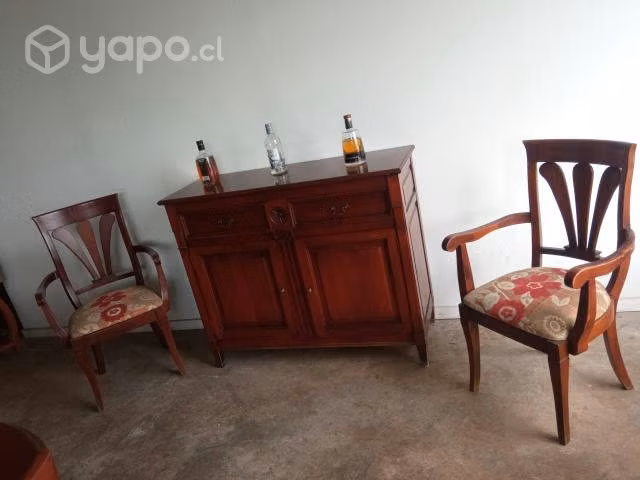 Comedor con 6 sillas 2 sitiales + mueble - Imagen 5