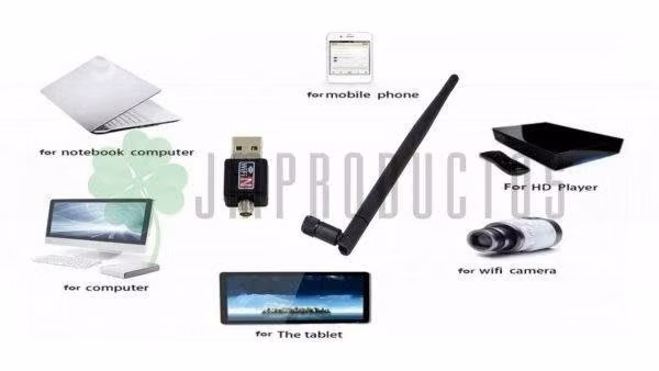Antena Wifi Lan Mini Usb 300mbps 2.0 Wireless Pc