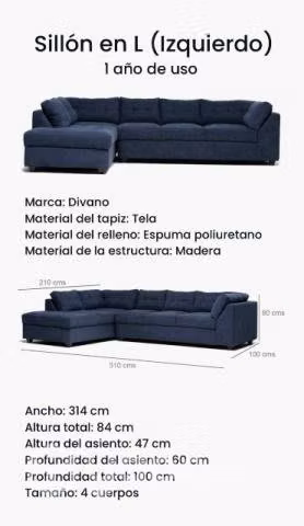 Sillón en L (Izquierdo) - Imagen 2