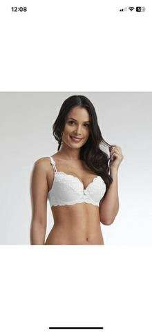 Sostén 32b Flores doble push up - Imagen 2