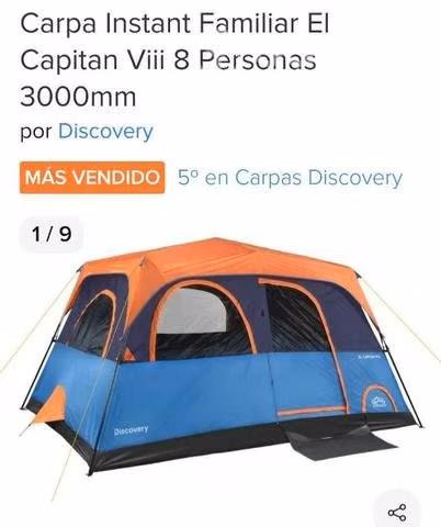 Carpa discovery capitán Vlll automática