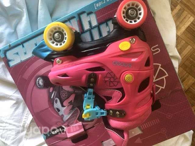 Patines soy Luna con casco