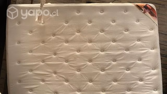Cama 2 plazas +velador marca cic - Imagen 2