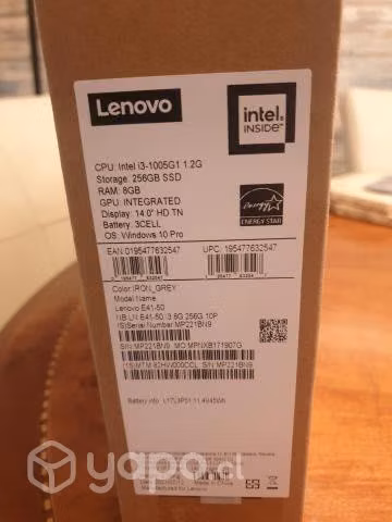 Notebook Lenovo nuevo embalado
