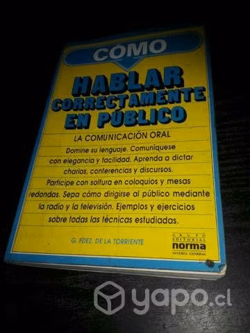 Libro Cómo hablar correctamente en público