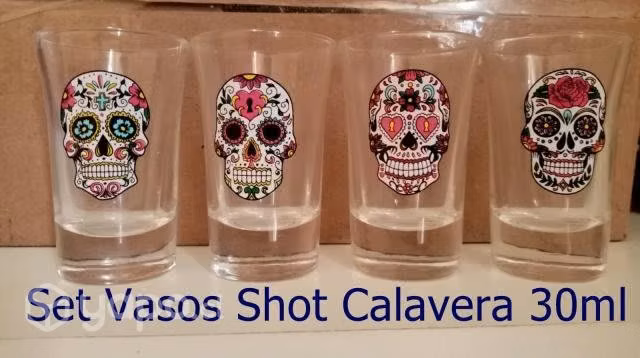 Vasos Shot Calavera