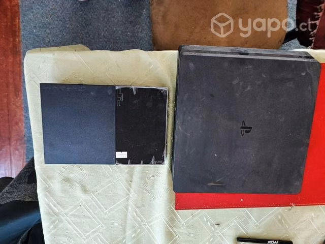 Ps4 + ps2 + Cables + sus respectivos mandos
