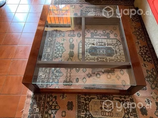 Mesa de Centro Madera Vidrio