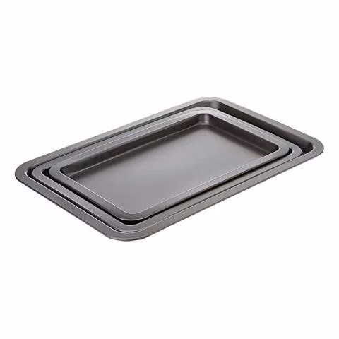 Bandeja Rectangular Antiadherente para Hornear 3 p