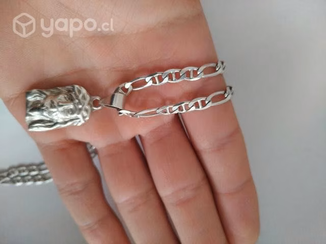 Cadena de plata italiana 925 con colgante 980