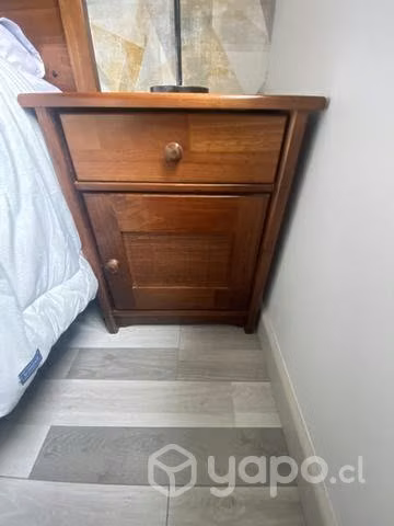 Respaldo de cama + veladores