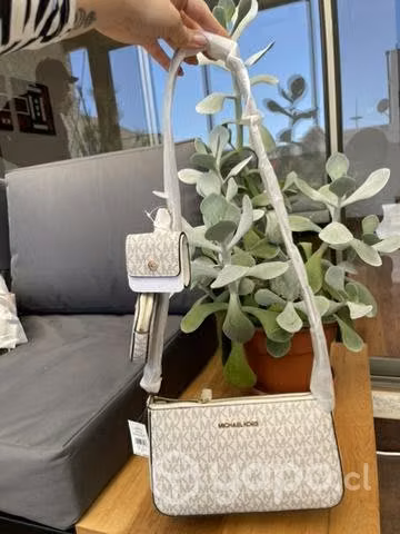 Cartera blanca michael kors