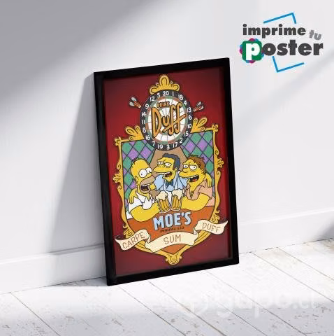 CUADRO DE LOS SIMPSONS 34x45cm llegar y colgar - Imagen 5