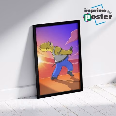 CUADRO DE LOS SIMPSONS 34x45cm llegar y colgar - Imagen 3