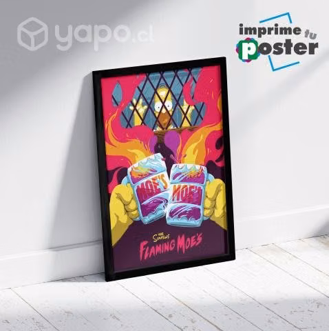 CUADRO DE LOS SIMPSONS 34x45cm llegar y colgar - Imagen 4