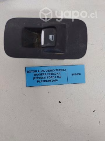 Botón Alza Vidrio Puerta Tras Der Ford F150 2020