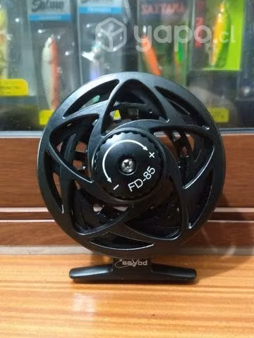 Carrete pesca con mosca 5/6 metálico