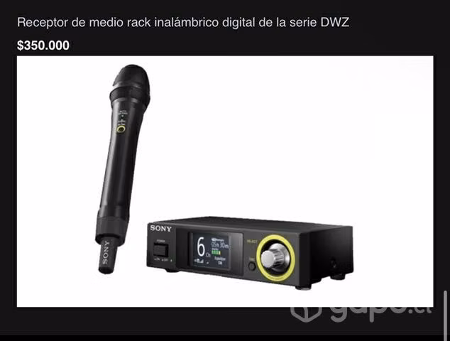 Micrófono inalámbrico sony