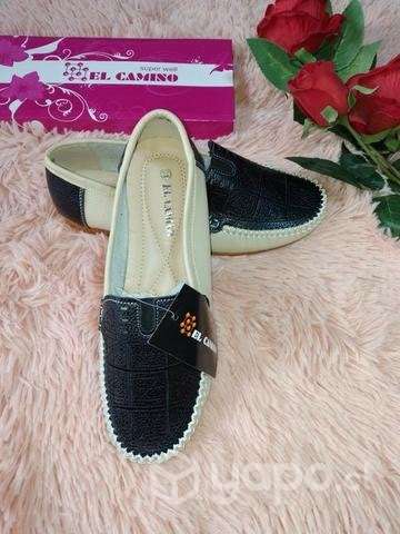 Mocasines de cuero dama - Imagen 2