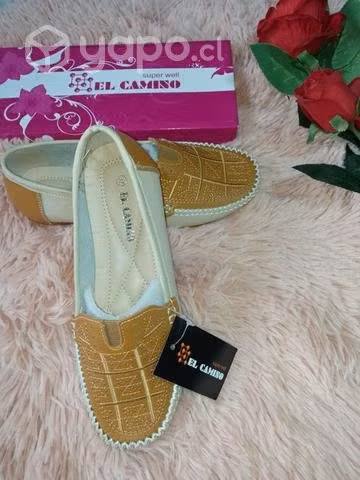 Mocasines de cuero dama