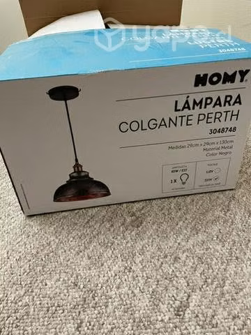 Lámpara colgante estilo industrial