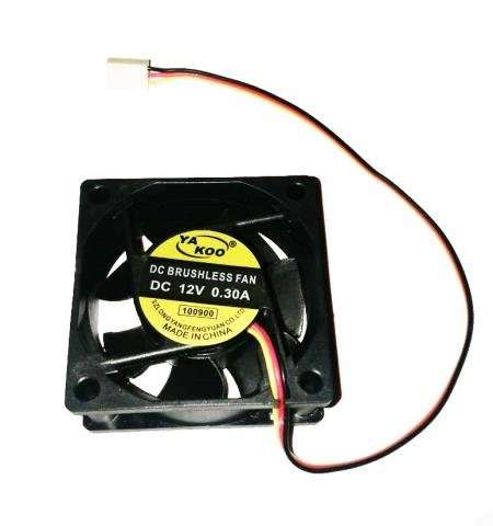 Ventilador 60x60x25mm, 12v, 0.30a, Conector 3 Pin - Imagen 2