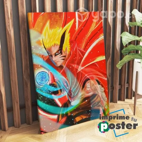 CUADRO ANIME TELA PVC 40x60cm llegar y colgar