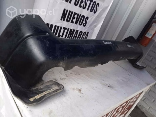 Parachoque Trasero Peugeot Partner Negro