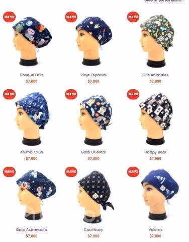 Oferta gorros clinicos por mayor