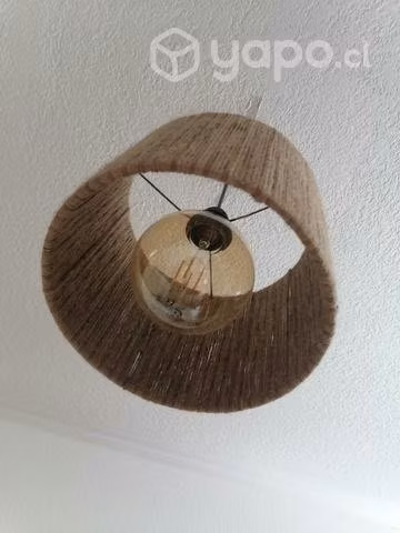 Lamparas colgantes de yute - Imagen 2