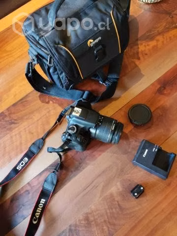 Camara Canon EOS REBEL T6 + Memoria SD + Bolso
