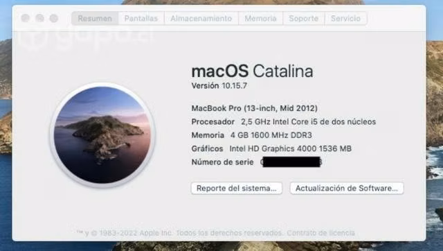 MacBook Pro 2012 - Imagen 3