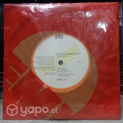 Vinilo 7" Single Electrodomésticos GRITZKO