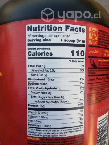 Mutant Iso Surge 5 Libras Proteína