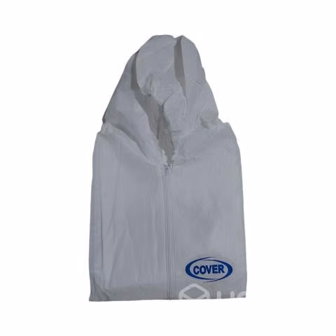 Traje Overol Papel, Buzo Protector, Pack De 10U, L - Imagen 2