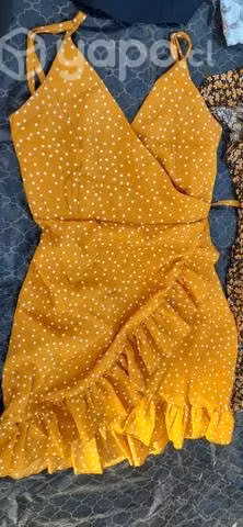 Vestido amarillos hermoso - Imagen 2