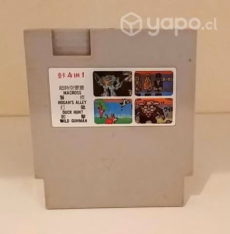 4en1 NES Nintendo Macross Hogans Alley Wild Gunman