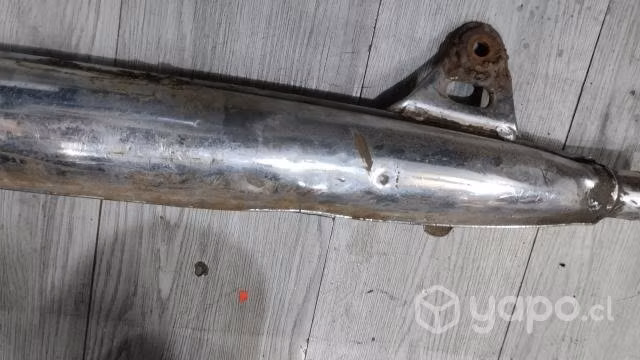 Tubo De Escape MOTO SUZUKI 2T 80CC - Imagen 2