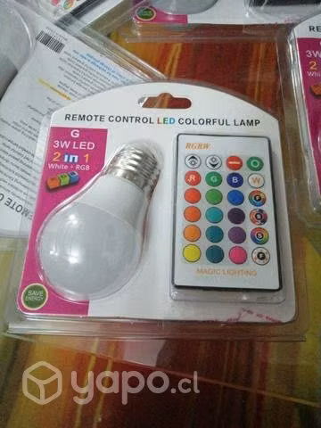 Ampolletas que cambian de color