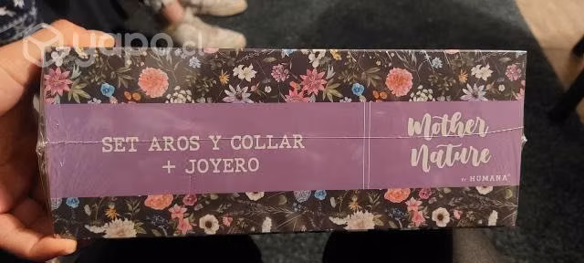 Set aros y collar más joyero - Imagen 3