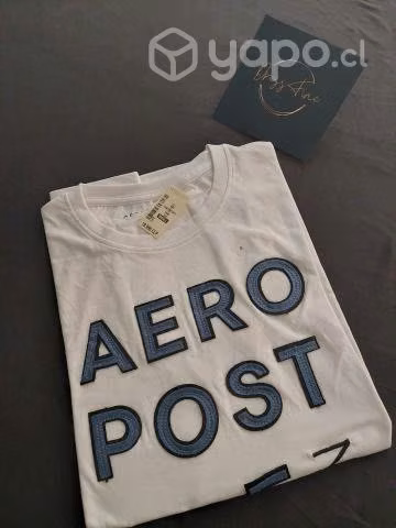 Polera AeroPostale Blanca Nueva