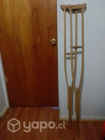 Muletas de madera