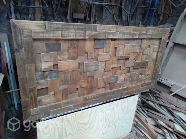 Respaldo de cama patchwork 2 plazas - Imagen 2