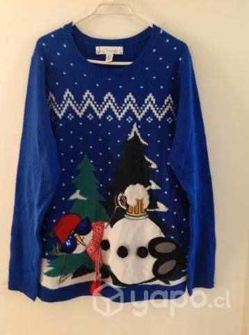 Sweater de Navidad Muñeco de nieve Marca Jolly Sw