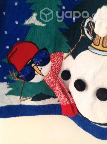 Sweater de Navidad Muñeco de nieve Marca Jolly Sw