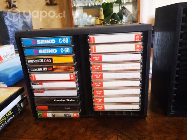 Organizadoeñr de cassette y cd