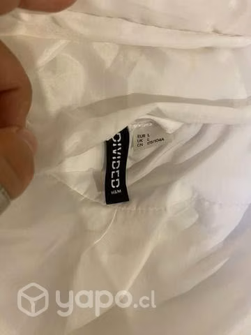 Parka h&m blanca - Imagen 2