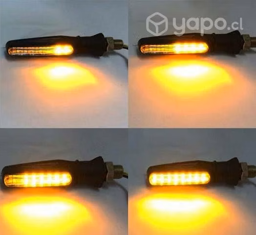 Focos LED intermitentes secuenciales para moto x4