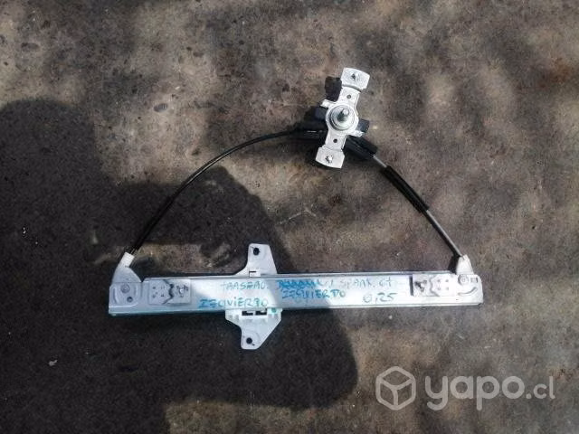Cremallera alza vidrios trasera izquierda spark gt