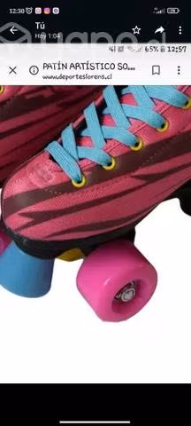 Patines Hondar n 34 de soy luna , incluye bolso